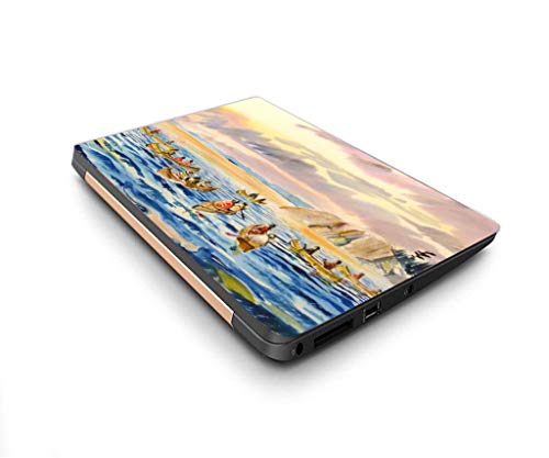 Image of Galaxsia Painting D12Laptop Skin /Sticker /Cover /Decal Compatible for Any 14 inch Inches Laptop (Hp /Dell /Sony /Acer /Lenovo /Asus. Etc) Or Notebook.
