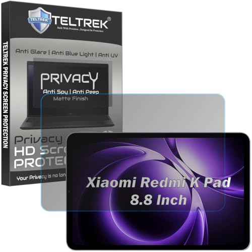 Image of Privacy Matte Anti Peep Screen Guard Compatible With Xiaomi Redmi K Pad Tab (8.8 inch Inch Tablet) Anti Spy Screenguard Not a Tempered Glass Screen Protector