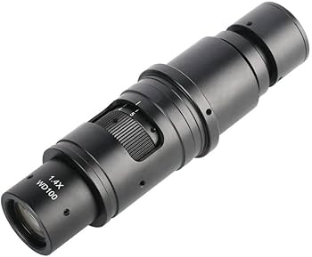 Amazon | 36X-255X 工業用顕微鏡レンズ 0.4X 接眼レンズ 0.7X-5X