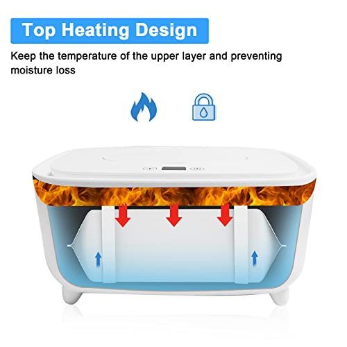 Image of Baby Wipe Warmer, Wet Wipes Container Box, Diaper Wipes Dispenser for Babies-Keeps Warm and Moist, Baby Registry Search Accessories, Newborn Essentials, Baby Must Haves Stuff