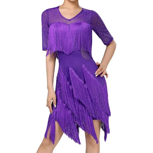 Robe de danse latine moulante qui sublime la silhouette en soirée