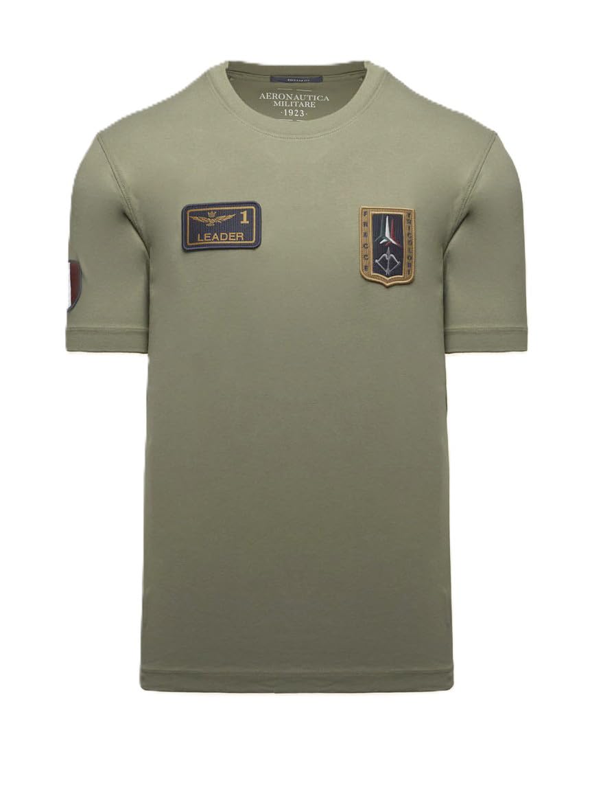 Aeronautica Militare T-shirt Uomo con patch Frecce Tricolori 261TS2544UJ005