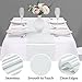 10-Pack Satin Table Runner Silver 12 x 108 inches Long, Table Runners for Wedding, Birthday Parties, Banquets Decorations（10 Pack, 12x108 Inch, Silver）