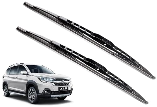 Image of Euro Care Metal Type Wiper Blade Compatibility with Maruti XL6 Windshield Car Wiper Blade Size D-22,P-16