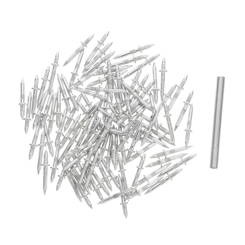 ARTIBETTER 101pcs Traceless Nails for Skirting Dual- Design Strong Suitable for Wall Materials