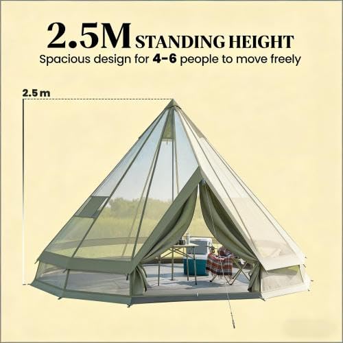 Carpa para camping 6 personas impermeable 4 estaciones miniatura 2