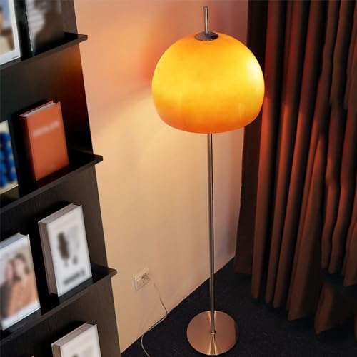 Lámpara de pie para salón comedor vertical E27 con base de hierro redonda 3