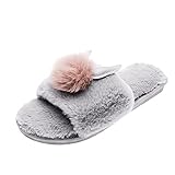 😆lammfell pantoffeln damen plüschhausschuhe damen 39-42 fell pantoletten damen hausschuhe damen memory foam lammfell hausschuhe rutschfeste pantoffeln plüsch bequeme pantoletten hausschuhe warm hoch hausschuhe pelz hausschuhe damen rosa plüsch