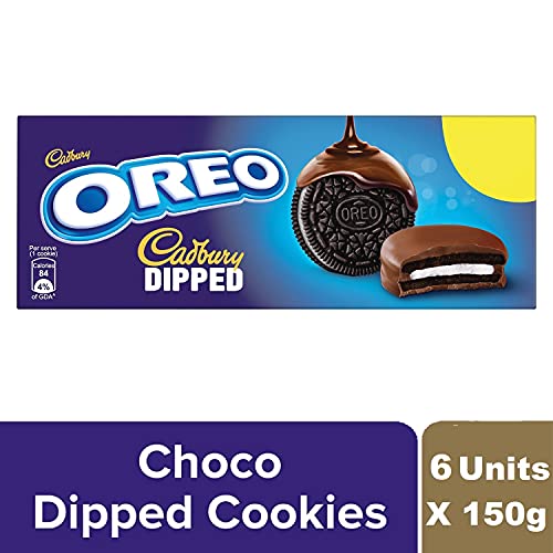 Image of Cadbury Oreo Dipped Choco Cookie, 150 G - Pack Of 6