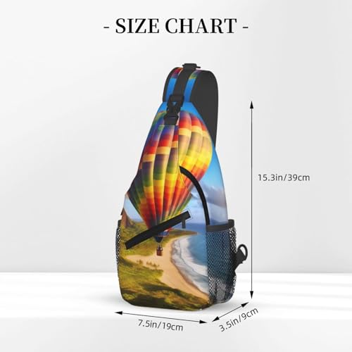 Bolso tipo bandolera cruzado para hombre y mujer Negro miniatura 3