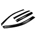 Nissan Titan Crew Cab 4pcs Tape-On Window Visor Deflector Rain Guard
