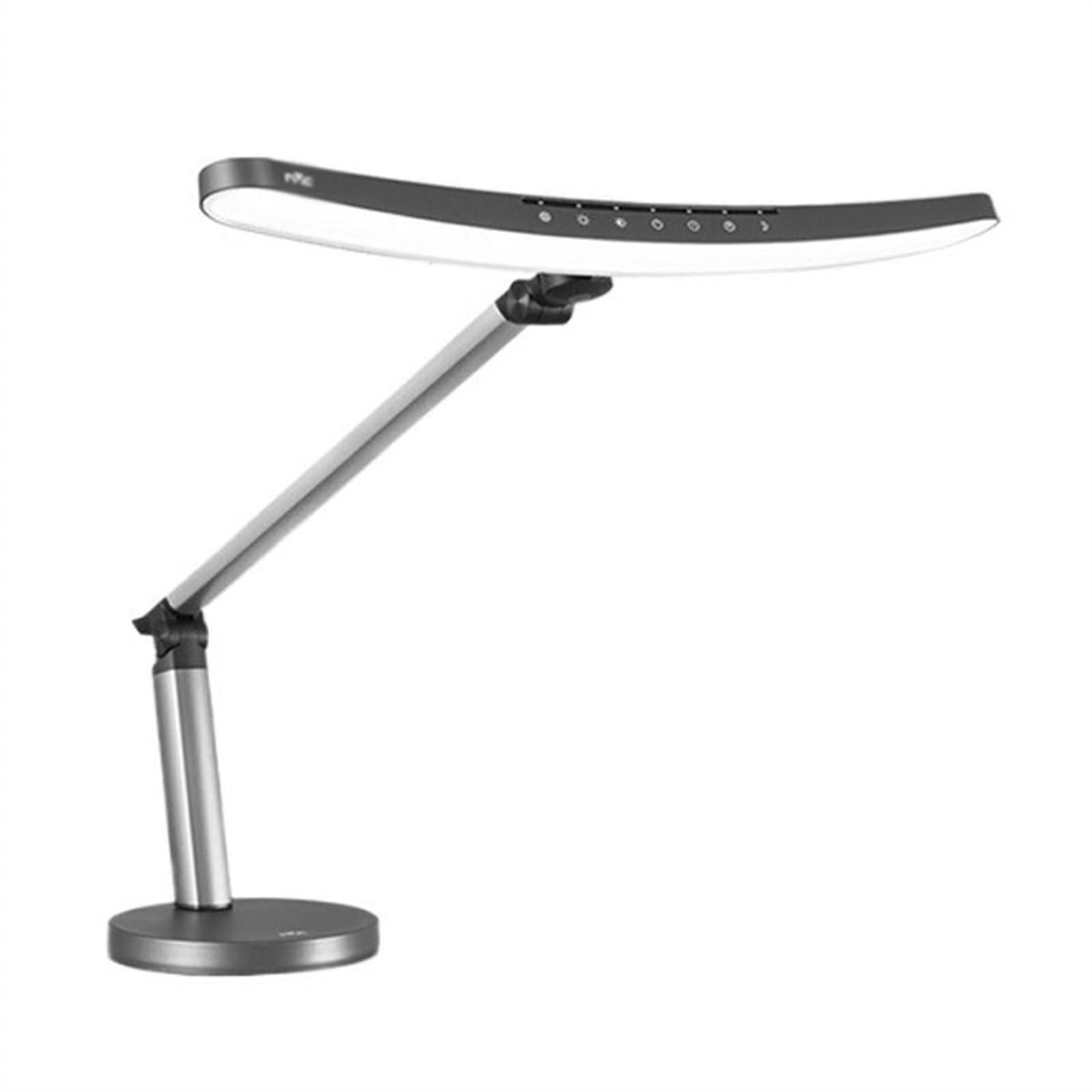 Lampa biurkowa LED, inteligentna ściemniana lampa chroniąca oczy, ściemniana jasność, sterowanie dotykowe 21 W, timer 45 minut, zastosowanie do czytania stołu warsztatowego, lampka nocna