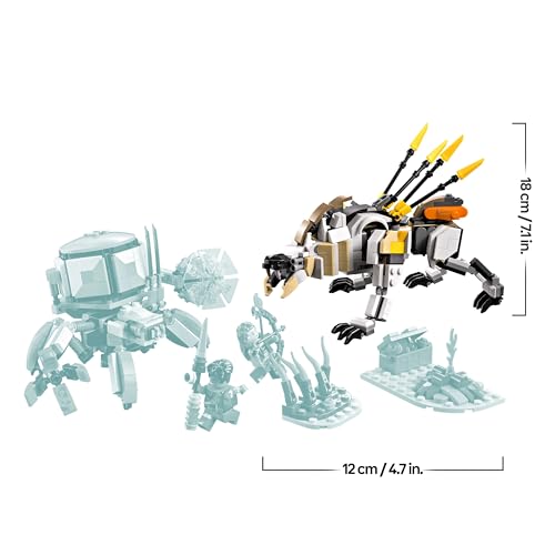 LEGO Horizon Adventures Aloy et Varl Contre Testudien et Dents de scie - Jeu de Construction pour garçons dès 9 Ans - Inclut Machines et créatures - Jouet Collector inspiré du Jeu vidéo 77037