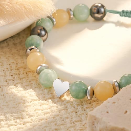 HGDEER 5-21 Year Old Birthday Gifts for Girls and Her, Meaningful Nature Stone Bracelet with Message Card for Daughter Granddaughter Niece Sister Friend4