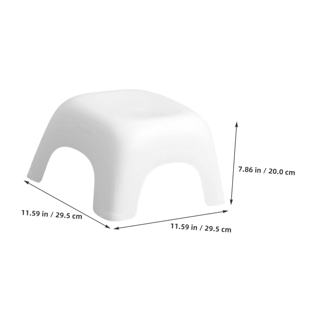 Alipis Pack Low Bath Stool Boys and Girls Plastic Stool for Bathroom Step Ladder Nonslip Foot Sleek Design