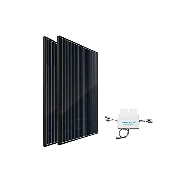 Mini Solaranlage 600 Watt Solarstrom für Eigenverbrauch | basic Plug & Play Komplettset | solar-pac PV