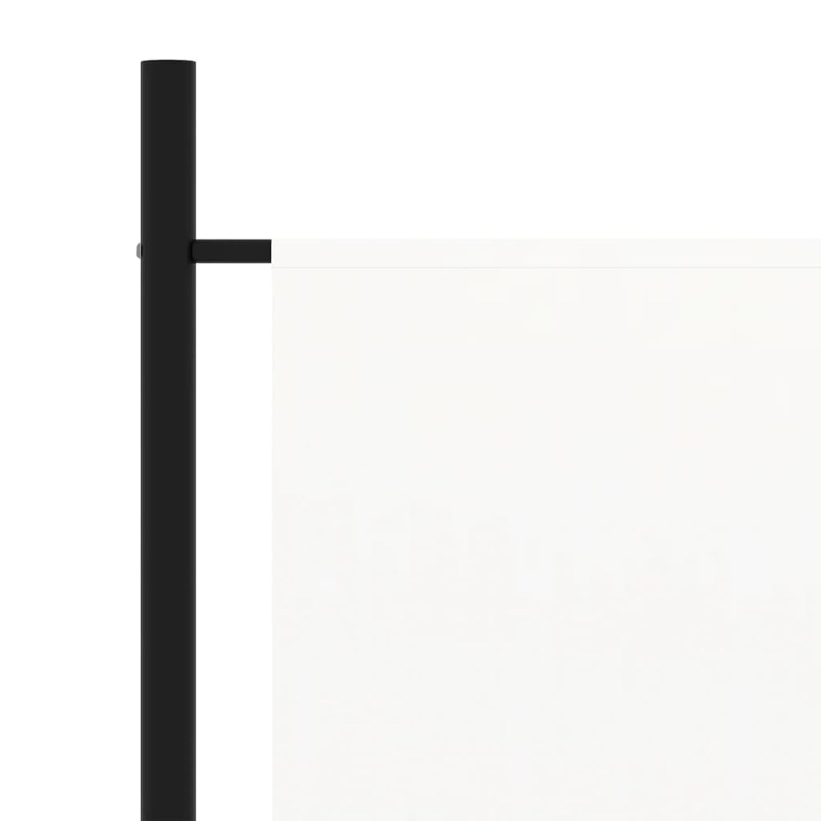 Homgoday Cloison de Séparation Blanc 175x180 cm Tissu, Paravent de Séparateur, Autoportant Séparation de Piece, Pliable Protection Privée pour Interieur Chambre Salon Bureau