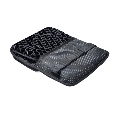 Coussin de siège moto respirant pour soulagement de la pression fessière