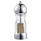 Molinos De Sal Y Pimienta - Mercante De Especias De Cocina, Herramienta De Condimento De Mesa | Rotor De Molino De Cerámica Ajustable, Coctelera De Pimienta Negra Recargable Para Mijo De Comino De