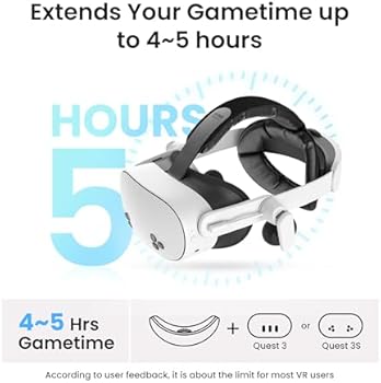 KIWI Design K4 Duo AIO Comfort Audio Head Strap with Battery for