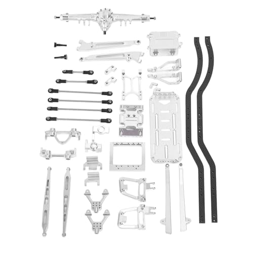 Châssis en métal pour SCX10 crawler RC 2 roues motrices couleur argent