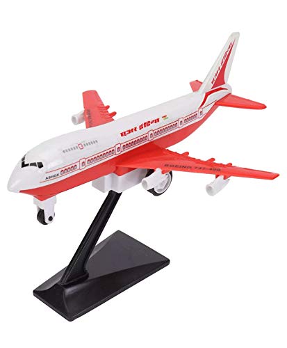Image of Negi Jumbo 747 Plane Display Piece /Pull Back Toy for Kids (Colour May Vary)