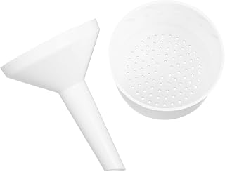 Healifty Funnel Plastic Laboratory Filtration Tool Acid Alkali Resistant Design for Labs Easy to Clean for Experiments
