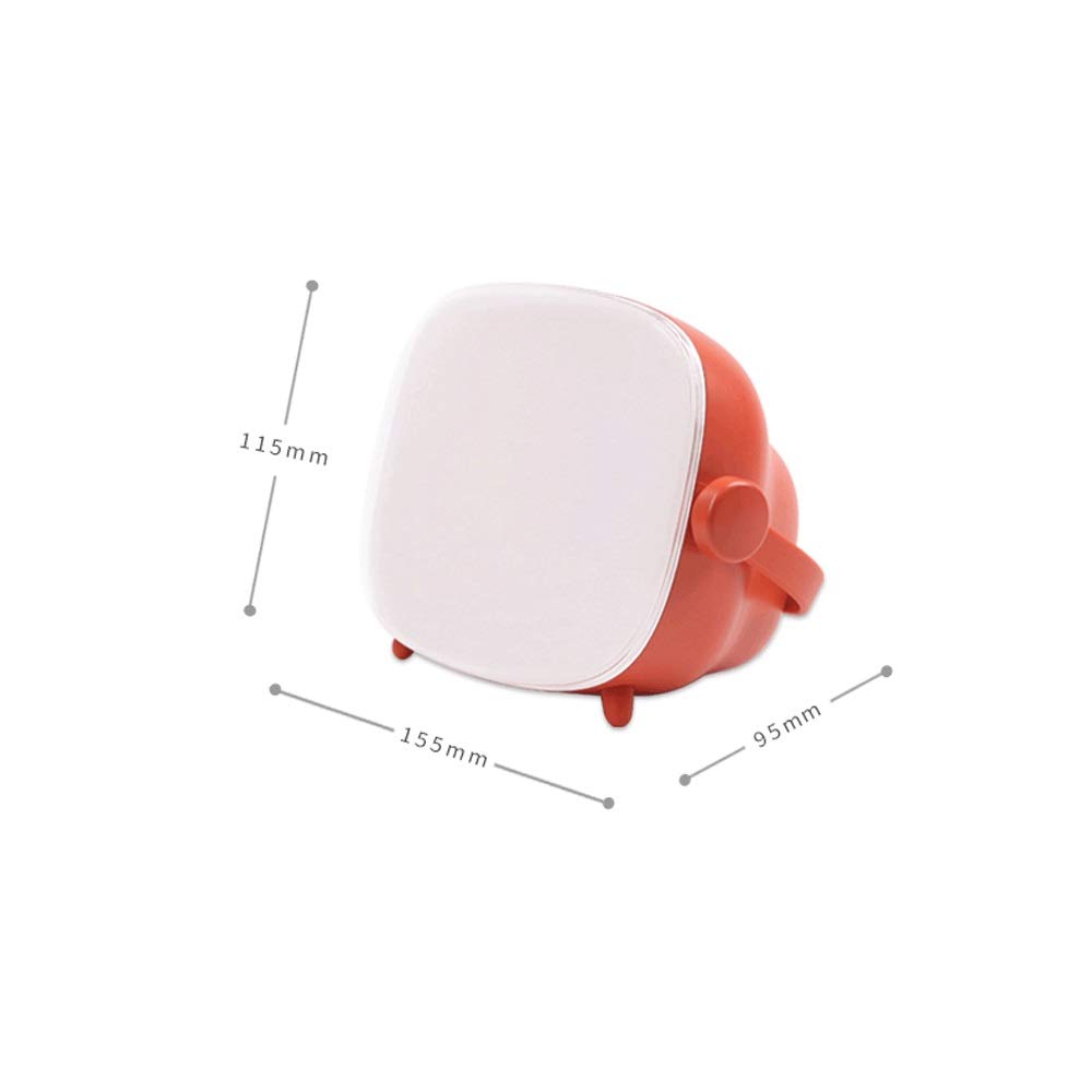 Bien Rechargeable lumière de Nuit Grande réveil Chambre lumière de Nuit d'affichage Lampe Multi-Fonctions Miniature (Color : B)