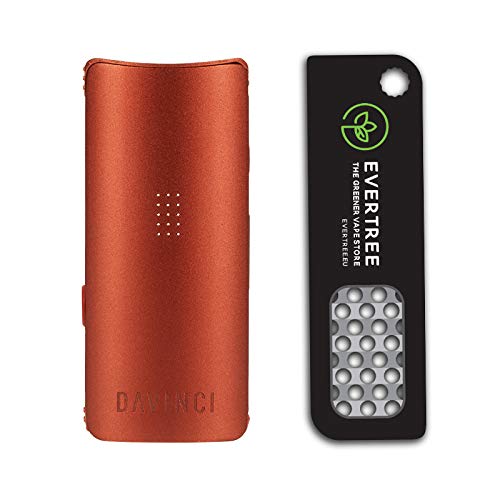 Davinci MIQRO Dry Herb Vaporizer + Evertree Grinder - Standard Bundle (Rust)