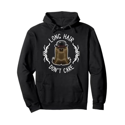 Al primo de la familia Addams no le importa el pelo largo Sudadera con Capucha