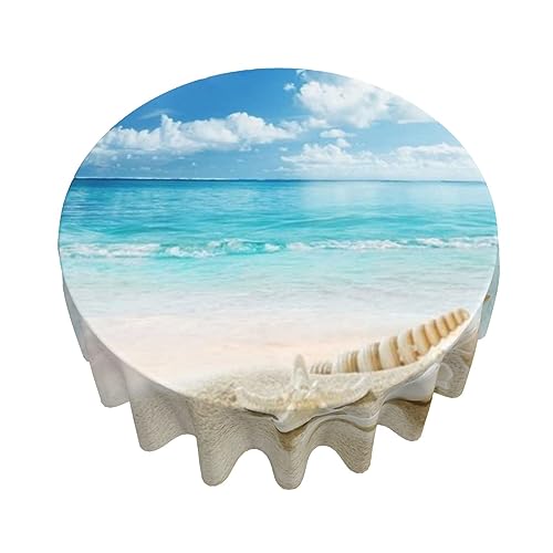 Nappe de plage imperméable infroissable résistante aux taches 150 cm - 4