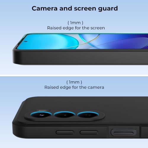 Image of A rtistque Back Cover Case for OnePlus Nord CE 6 Lite 5G with Camera Protection | Shockproof TPU|Stylish Protective Design|Slim Fit|Ultra Matte| Back Cover - Black