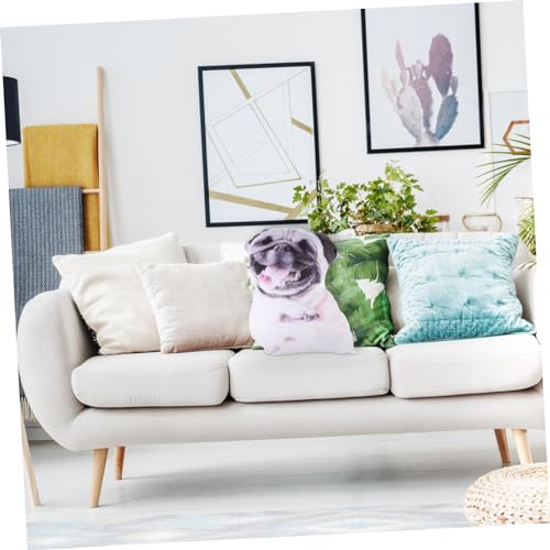Zerodeko Hundeform Kuschelkissen Für Zuhause Für Sofa Wohnzimmer Schlafzimmer Hübsches Kissen in Hundekonfiguration Gefülltes Dekokissen Für Gemütliche Stunden