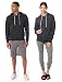 Alternative Men's Challenger Hoodie Sweatshirt, Eco Black, Large