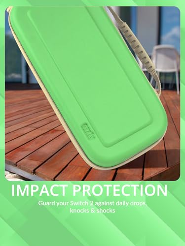 Image of Orzly Case Compatible with Nintendo Switch 2 - Protective Travel Carry Case with Screen Padding, Game Card & microSD Slots, Zipped & Open Pockets for Accessories - 7.9 inch Gift Boxed