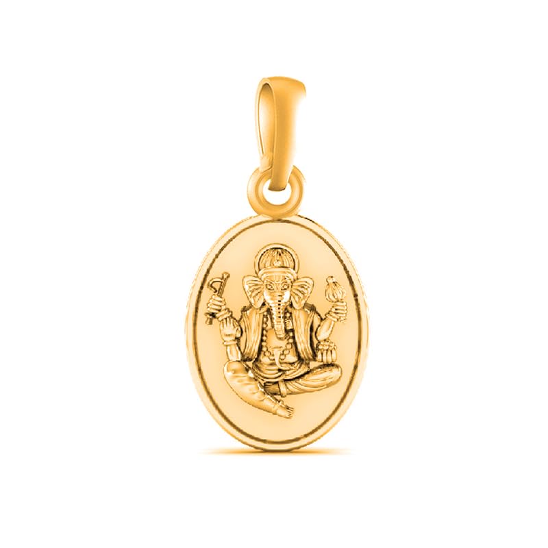 Pendentif Dieu Ganesh en argent plaqué or, le bijou protecteur pour votre style de vie quotidien