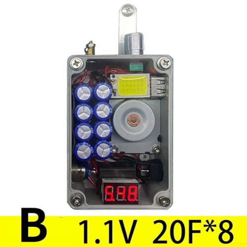 Générateur à manivelle avec voltmètre LCD et port de charge USB