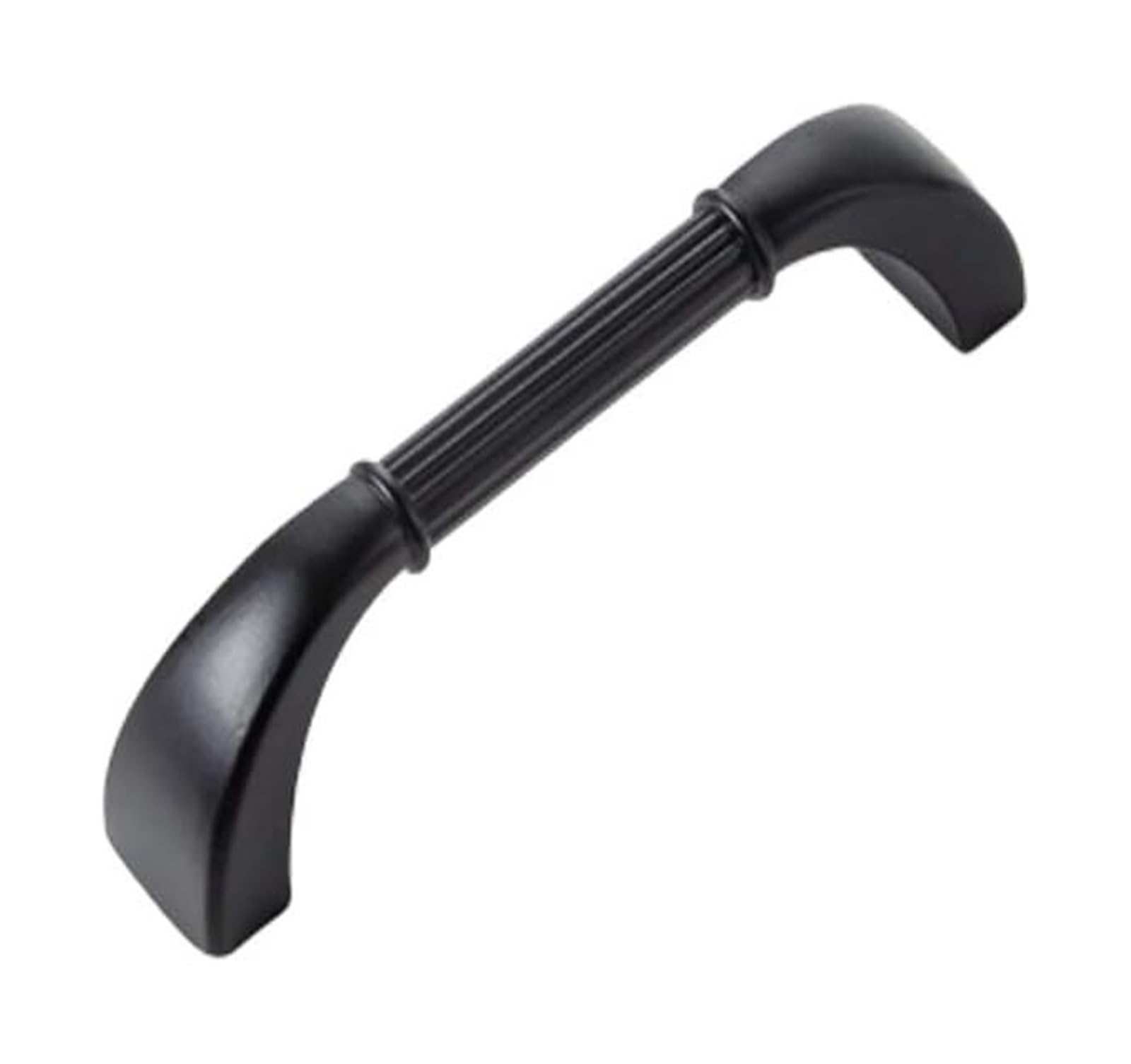 Opeximatun Kitchen Cupboard Handles, Solid Zinc Alloy Kitchen T Bar Cupboard Drawer Handles(Black,96mm)