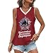 Remember Everyone Deployed V Neck Tank Support Our Troops Red Friday Tank Tops Fashion Graphic Tshirts 2XL