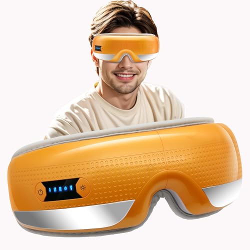 ZHHBLJ Eye Massager for Migraines,Dry Eyes,Dack Circles and Puffiness. Eye Mask Massage with Heat.Migraine Relief Products.Christmas Gifts