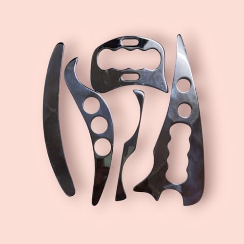 Image of Stainless Steel Gua Sha Set 5