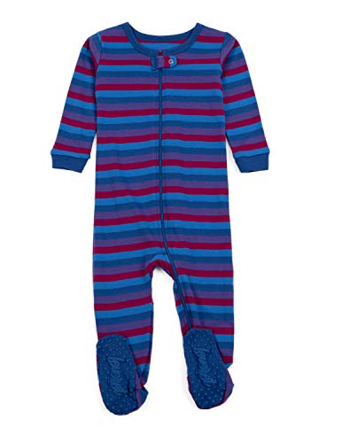 Image of Leveret Fleece Baby Boys Girls Footed Pajamas Sleeper Kids & Toddler Christmas Pajamas (3 Months-5 Toddler)