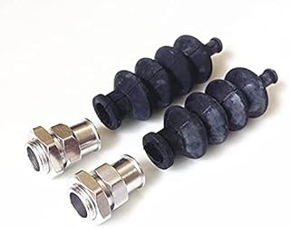 2Pcs Waterproof Push Rod Seals Rubber Bellow 9mm Aluminum Mount RC Boat RC#821