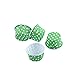 Tyenaza Étuis à Cupcakes Étuis à Muffins en Papier Cuisson pour la fête de Mariage Anniversaire Bonbons Four Micro-Ondes(Vert)