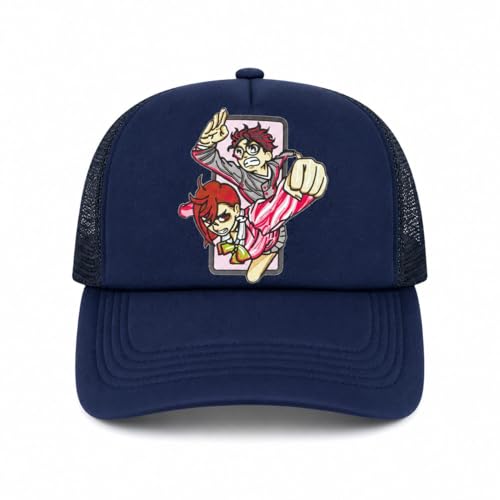 Image of faas Half Mesh Trucker Cap | Unisex Mesh Design | Adjustable Snapback Sports Cap for Men & Women-1pcs