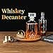 PARACITY Whiskey Decanter, 30oz Decanters for Alcohol with Glass Stopper, Gift Boxed Bourbon Decanter, Whiskey Gifts for Men, Whiskey Decanter Sets for Men, Decanter for Whiskey, Bourbon