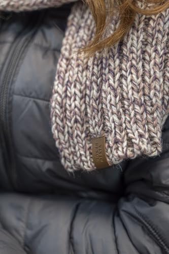 Écharpe femme automne hiver longue bicolore en fil chaud doux vêtement élégant mode 7107