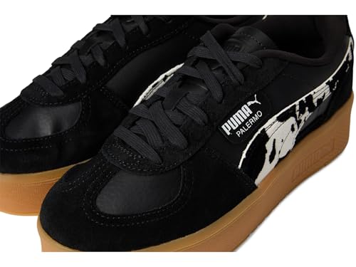 PUMA PUMA Women's Palermo Elevata Shoes Black/Gum 8.5 Medium