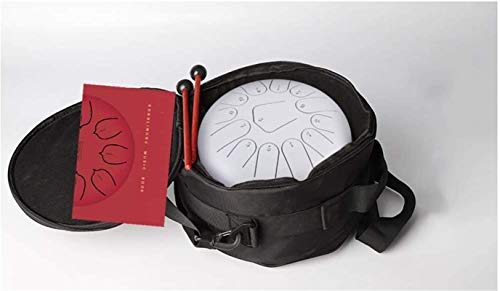 ZAMAX Langue en Acier du Tambour, 12 Pouces 13-Tone Drum Key Main, Instrument de Percussion Compact avec Maillets et Sac… - Les Beatles, Paul McCartney, John Lennon, RIngo Starr, George Harrison ZAMAX Langue en Acier du Tambour, 12 Pouces 13-Tone Drum Key Main, Instrument de Percussion Compact avec Maillets et Sac… – Image 5