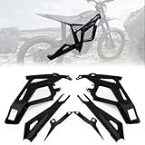 YIBEICO Body Frame Protective Cover for Talaria Sting MX3 MX4 MX4 MX5 EVO/EXPE Protective Case,Body Frame Protector Guard Sticker, E-Bike Accessoires for Talaria(Shiny Black)